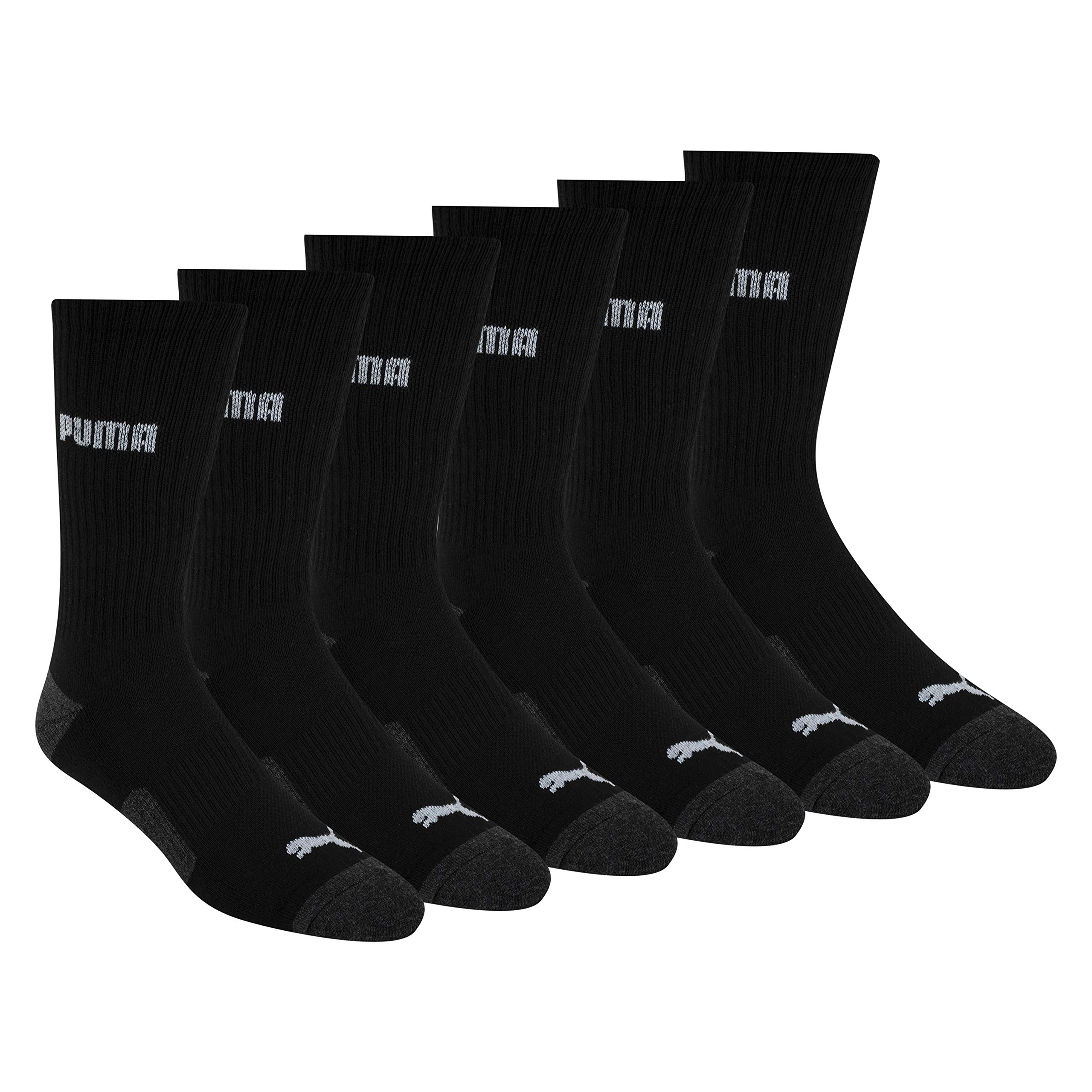 PUMA Men's 6 Pack Crew Socks - Comfortable & Stylish Running Partner
| PUMA Men's 6 Pack Crew Socks - Moisture Wicking